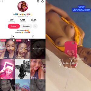 TikTok baddy Joyce leak nude video