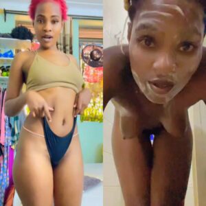 Naija private university student masturbate in the bathroom for school dean