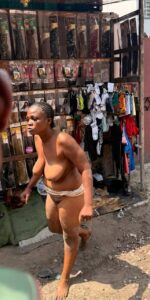 Two Ashawo beat a shop owner that refused to pay after fuck