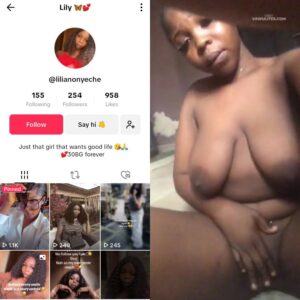 TikTok leak nude video- Lilian oyenche masturbate with big breast dangling