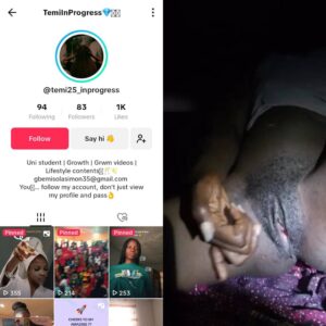 TikTok leak nude masturbation video 2026- temi progress fingered her tight pussy for online boyfriend