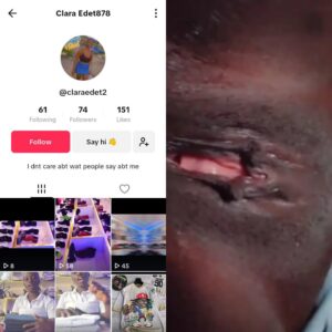 New TikTok leak video- Clara edet leak masturbation video