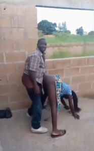 Street pastor caught fucking a petty trading in an uncompleted building