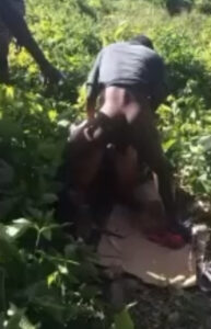 Bandit caught fucking female kidnapped victim