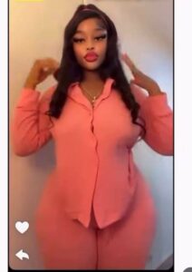 Naija baddy leak video of her fail bbl