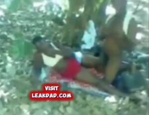 Ghana leak sextape- man caught friend fucking his wide in the bush