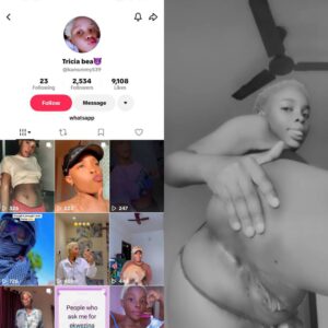 TikTok sex video- Tricia bae gets fuck by TikTok streamer