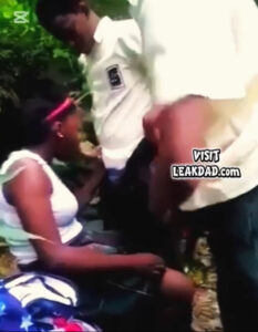 High school teen boys gets their female class mate fuck them in the bush