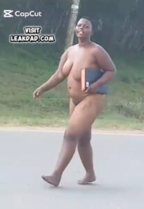 Female evangelist walk naked after cheating on the husband