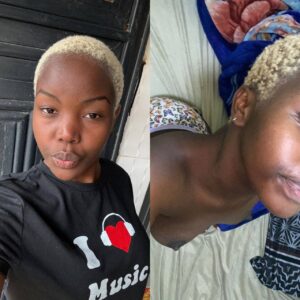 Naughty African girl suck her breat on camera for sugar daddy