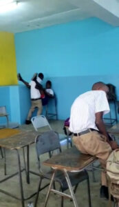 High school leak- boy fuck classmate in class after school