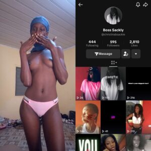 TikTok leak nude video- boss sackle masturbate her teen pussy