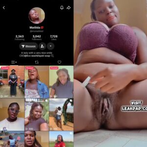 TikTok babe Matilda masturbate her pussy after shaving