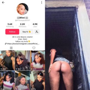 New TikTok naija leak video- miracle Godwin masturbate to tease online lover