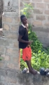 Boy masturbate his big dick in an uncompleted building