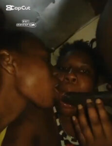 Two African local girl suck a man’s dick