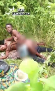 Man caught fucking a married woman in the bush