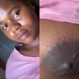Leak masturbation African lady- Helen finger her pussy on camera