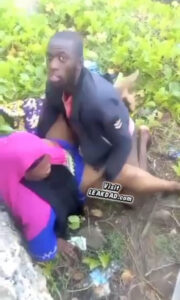 Hausa man caught fucking Hausa girl behind uncompleted building