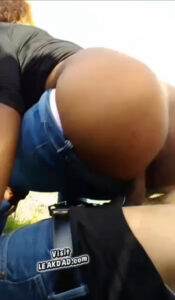 Two homeless African immigrants fuck at their neighbors yard