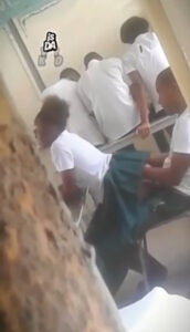 High school students caught fucking in class room