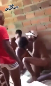 Lady gets fuck by teen boys in uncompleted building