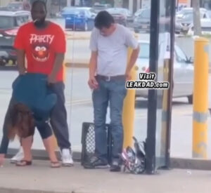 Homeless woman gets fuck by African man
