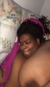 African chubby lady gets fuck by big black cock