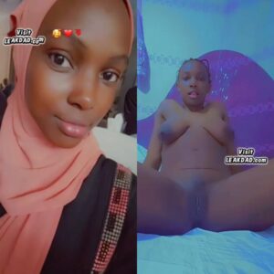 Hausa teen girl masturbate her pussy on camera