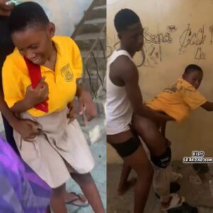 Ghana high school Asutsuare Estate D/A Basic ‘2’ students leak sex video- basic 2 boys fuck their female classmate