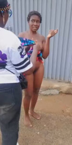 Lady caught and strip naked after fucking married man