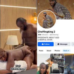 Facebook influencer Cheffingking leak sex video with Abuja babe